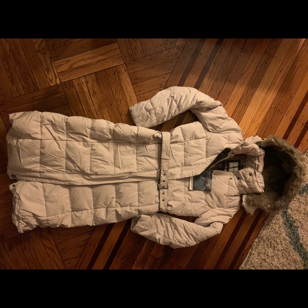 Geox full length brand new down coat